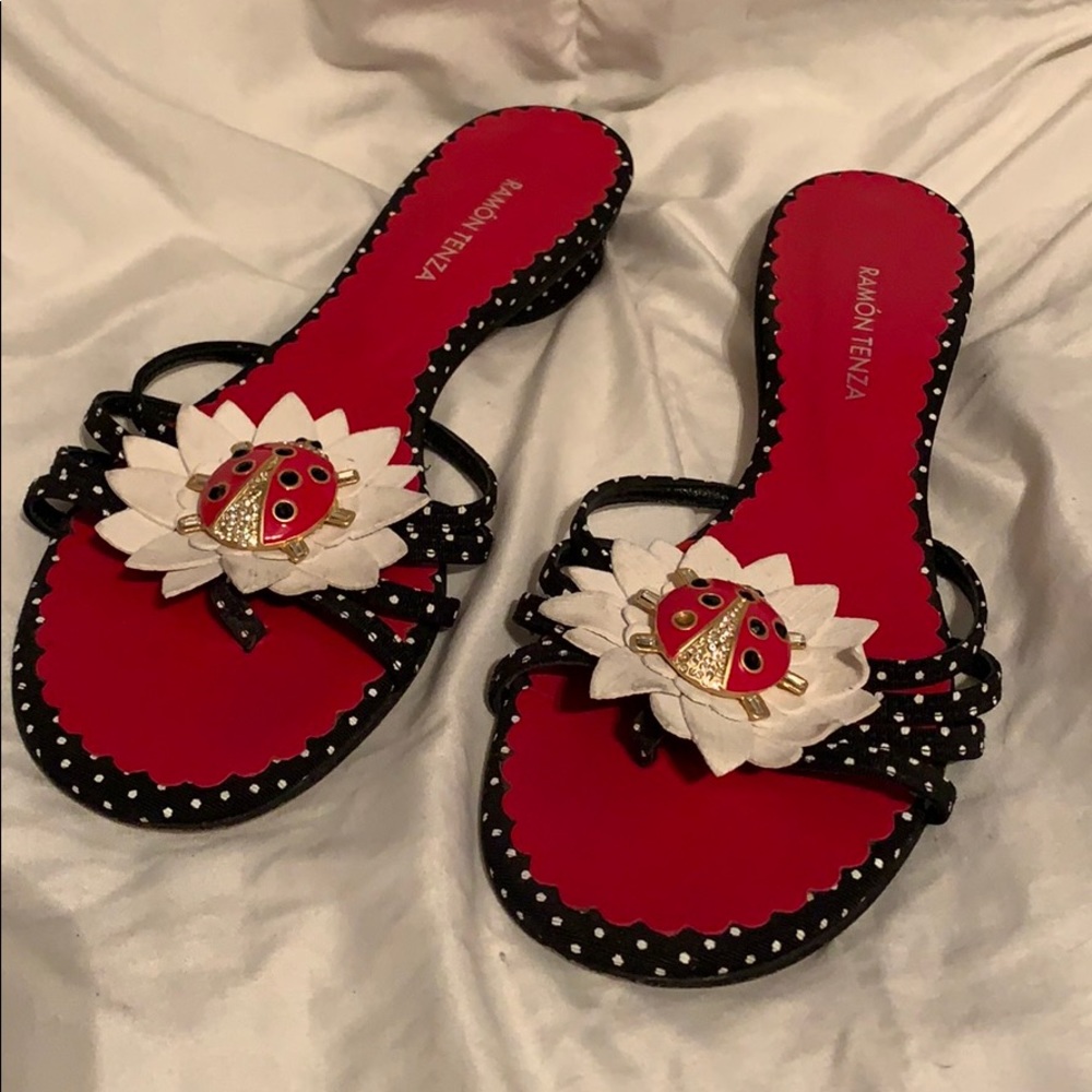 Ramon Tenza lady bug sandals